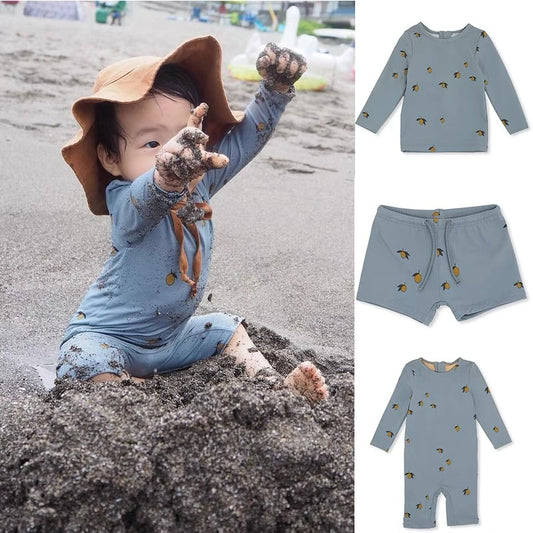 Traje de Baño Infantil Protección Solar Manga Larga
