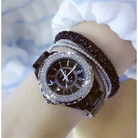 Reloj Automático para Mujer Cerámica Blanca Elegante - Image 17