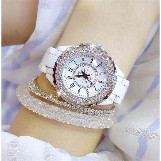 Reloj Automático para Mujer Cerámica Blanca Elegante - Image 22