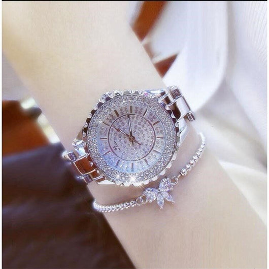 Reloj Automático para Mujer Cerámica Blanca Elegante - Image 2