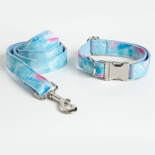 Juego de Correa y Collar para Mascotas con Diseño Impreso - Image 2
