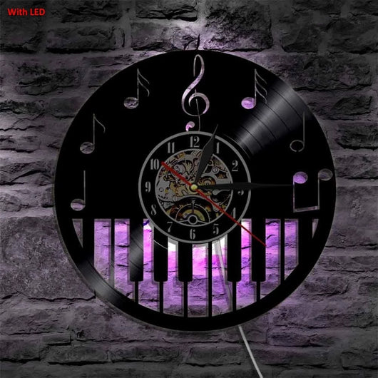 Reloj de Pared LED Circular Piano - Image 9