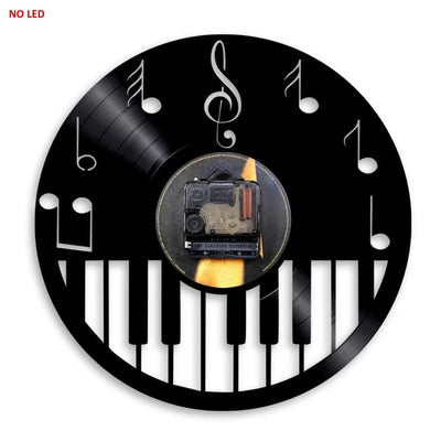 Reloj de Pared LED Circular Piano