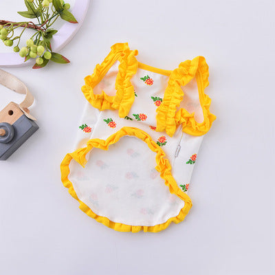 Vestido Suspender con Encaje para Mascotas - Ropa de Primavera y Verano - Image 11