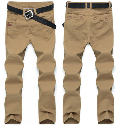 Pantalones Casuales de Algodón Holgados para Hombre - Image 9