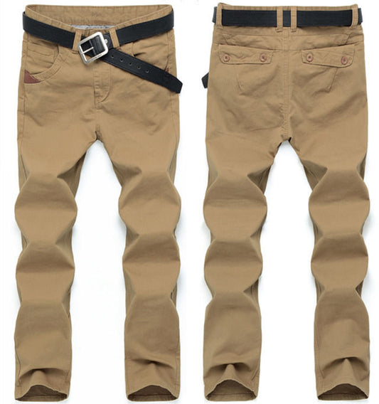 Pantalones Casuales de Algodón Holgados para Hombre