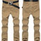 Pantalones Casuales de Algodón Holgados para Hombre