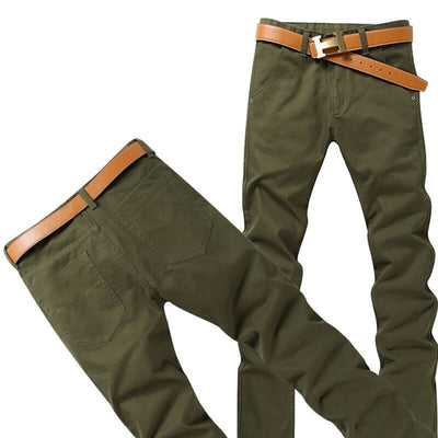Pantalones Casuales de Algodón Holgados para Hombre - Image 3