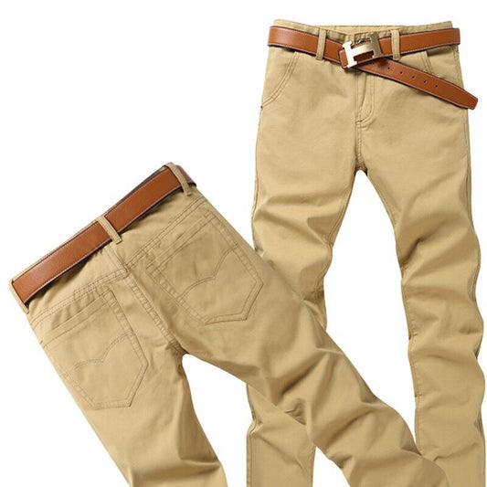 Pantalones Casuales de Algodón Holgados para Hombre - Image 2