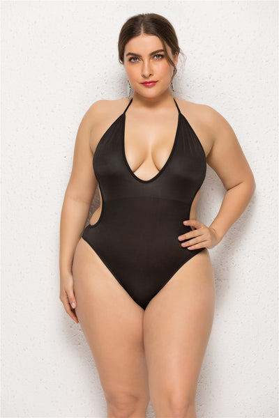Traje de Baño Mujer Escote en V Falda Integrada - Diseño Reductor - Image 4