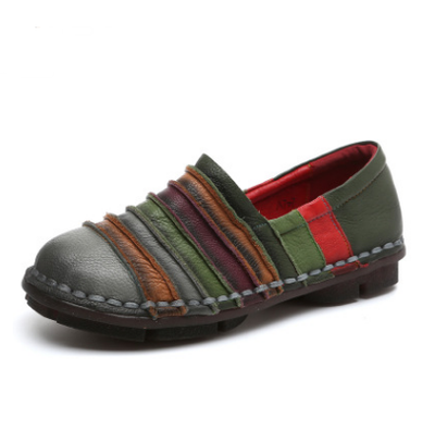 Zapatos de Cuero para Mujer con Suela Suave y Costura Artesanal - Image 8