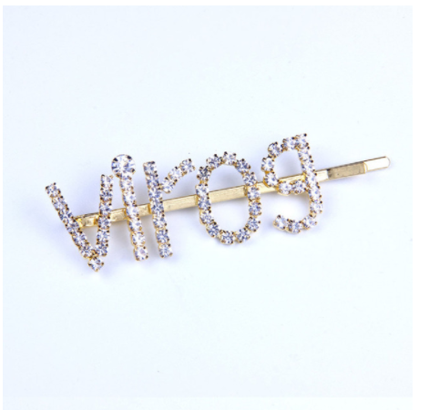 Pinza de Cabello Personalizada con Letras - Accesorios DIY Constelación
