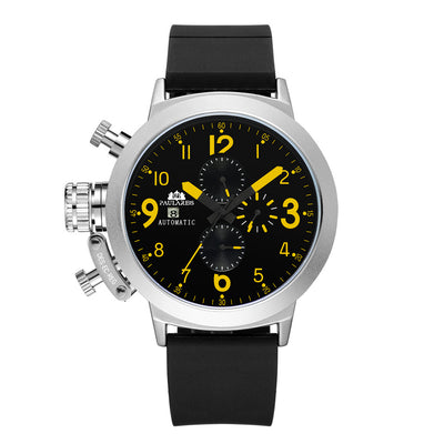 Reloj Automático Multifuncional con Banda de Caucho para Hombre - Image 4