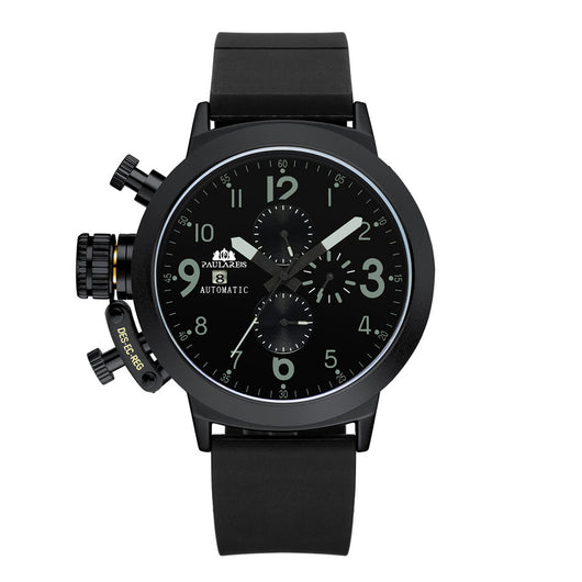 Reloj Automático Multifuncional con Banda de Caucho para Hombre - Image 6