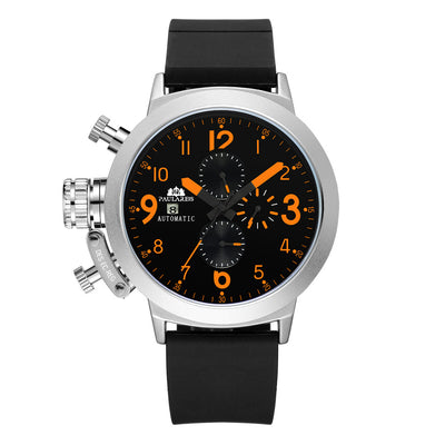 Reloj Automático Multifuncional con Banda de Caucho para Hombre - Image 7
