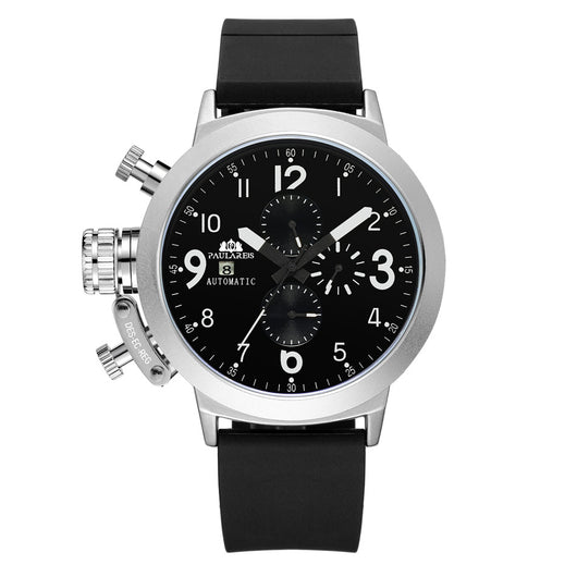 Reloj Automático Multifuncional con Banda de Caucho para Hombre - Image 13