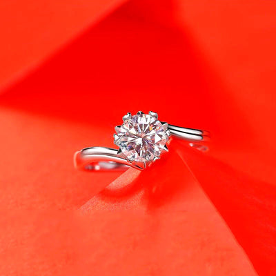 Anillo de Diamante Moissanita para Mujer - Image 6
