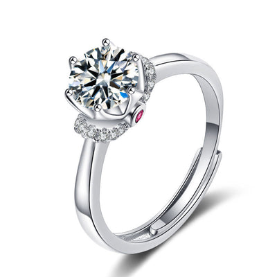 Anillo de Diamante Moissanita para Mujer - Image 9