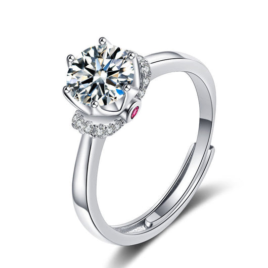 Anillo de Diamante Moissanita para Mujer - Image 9