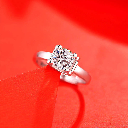 Anillo de Diamante Moissanita para Mujer - Image 16
