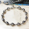 Extensión de Cadena Calavera Plateada para Pulsera