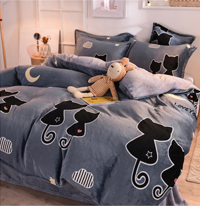 Juego de Cama Invierno Polar Coral Grueso - Funda Nórdica y Sábanas - Image 7