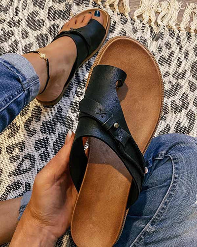 Sandalias Mujer Cómodas de Tacón Bajo - Estilo Europeo y Americano - Image 7