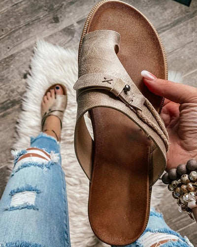 Sandalias Mujer Cómodas de Tacón Bajo - Estilo Europeo y Americano - Image 3