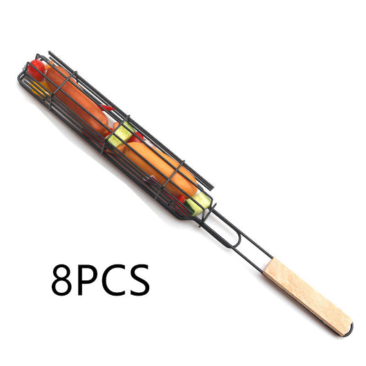 Pinza para Carnes con Mango de Madera y Malla - Herramienta BBQ Profesional - Image 12