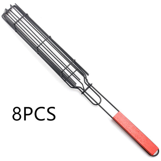 Pinza para Carnes con Mango de Madera y Malla - Herramienta BBQ Profesional - Image 13