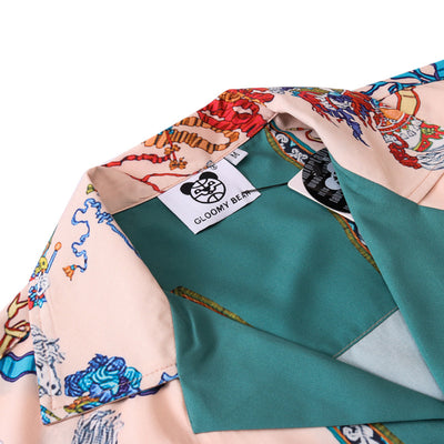 Camisa Oversize Estampada de Manga Corta Unisex - Estilo Harajuku Urbano - Image 8