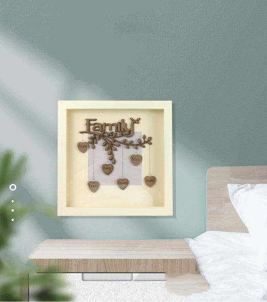 Marco Árbol Genealógico Familiar Personalizado en Madera - Image 3