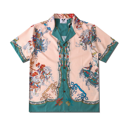 Camisa Oversize Estampada de Manga Corta Unisex - Estilo Harajuku Urbano - Image 4