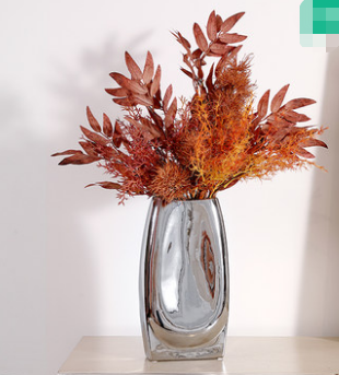 Jarrón de Plata Minimalista para Flores - Image 4