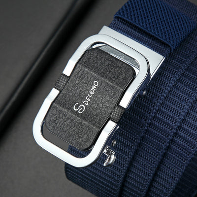 Cinturón de Lona Automático sin Hebilla - Resistente para Uso Outdoor y Casual - Image 13