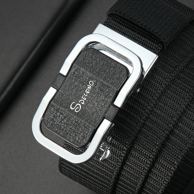 Cinturón de Lona Automático sin Hebilla - Resistente para Uso Outdoor y Casual - Image 4