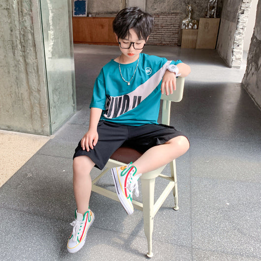 Conjunto de Verano para Niños Grandes - Playera y Pantalón Corto - Image 5
