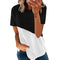 Playera Casual de Cuello Redondo Manga Corta para Mujer - Colección Verano