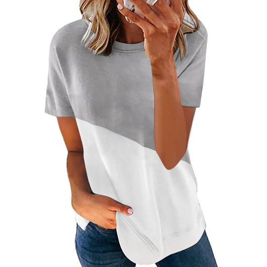 Playera Casual de Cuello Redondo Manga Corta para Mujer - Colección Verano - Image 3