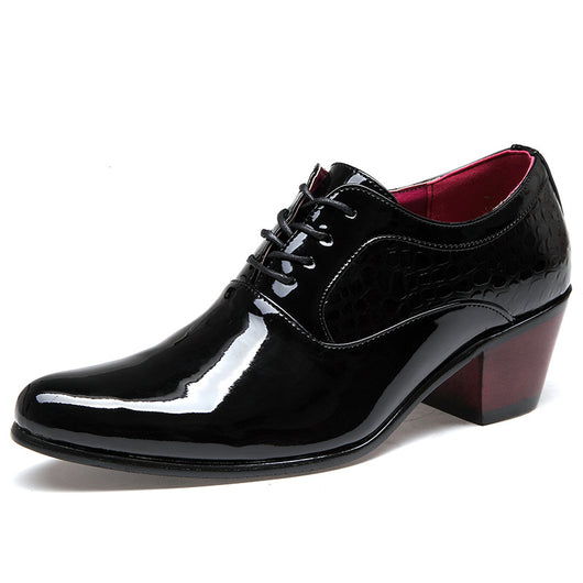 Zapatos de Vestir Hombre Punta Afilada Estilo Coreano con Cordones - Image 16