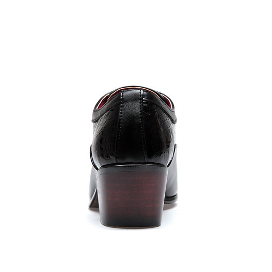 Zapatos de Vestir Hombre Punta Afilada Estilo Coreano con Cordones - Image 12