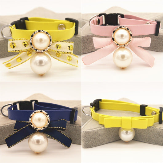 Collar Floral con Perlas Iridiscentes de Siete Colores para Gatos y Perros - Image 14