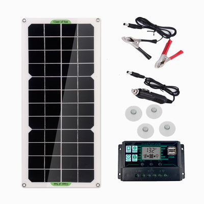 Panel Solar Portátil para Vehículos - Cargador de Batería Monocristalino - Image 6