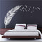 Pegatina de Pared Plumas Decorativas - PVC Removible e Impermeable