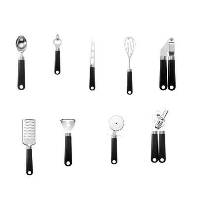 Set de 9 Utensilios de Cocina Multifunción: Cortador de Pizza, Cuchara para Helado y Queso - Image 20