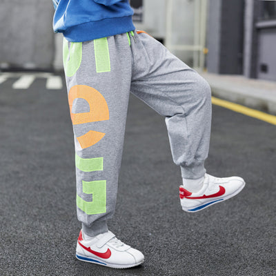 Pantalones Deportivos Niño Primavera Otoño Estilo Casual Moderno - Image 3