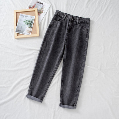 Jeans Infantiles Azul Claro con Diseño Graffiti - Cintura Alta Holgados Casuales - Image 7