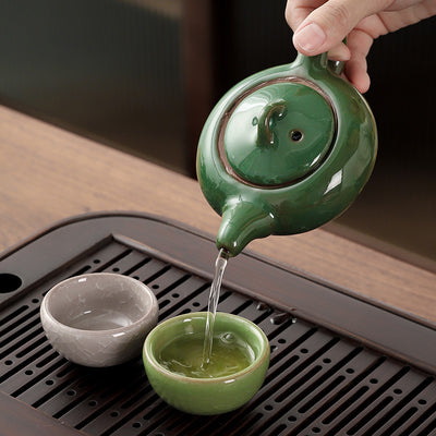 Juego de Té Kung Fu de Cerámica con Efecto Hielo Agrietado - Image 12