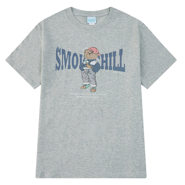 Camiseta Retro Americana Oversize Unisex - Manga Corta Estilo Vintage