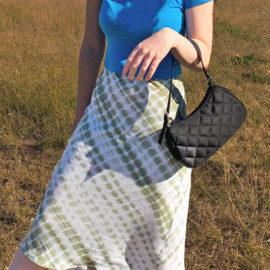Falda Ajustada Tie-Dye de Cintura Alta con Efecto Envolvente - Image 11